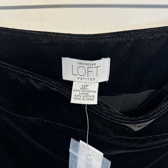 Women’s, Pants, Anne Taylor Loft, 12P, Black - Picture 6 of 6